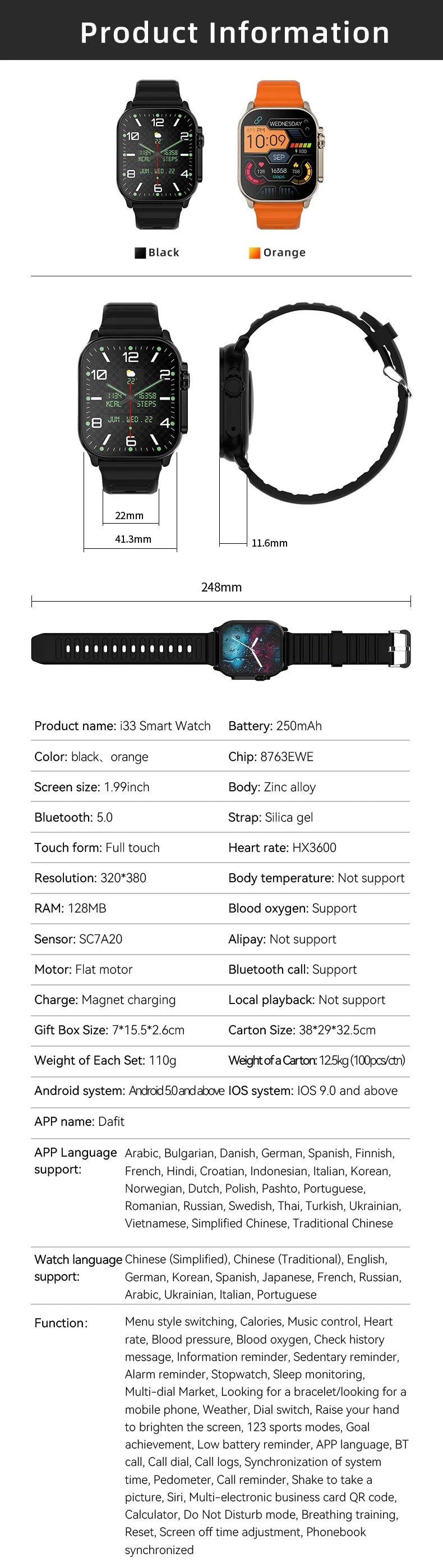 Relógio inteligente masculino 49mm série 8 2.3 "tela amoled nfc bússola à prova dwaterproof água para apple watch iwo ultra 8 smartwatch